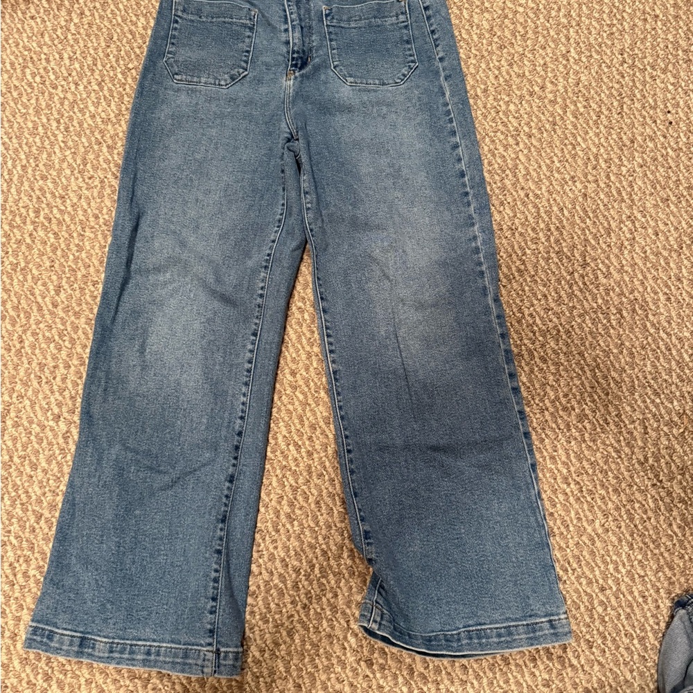 Just Black Women's Flare Jeans in Classic Blue